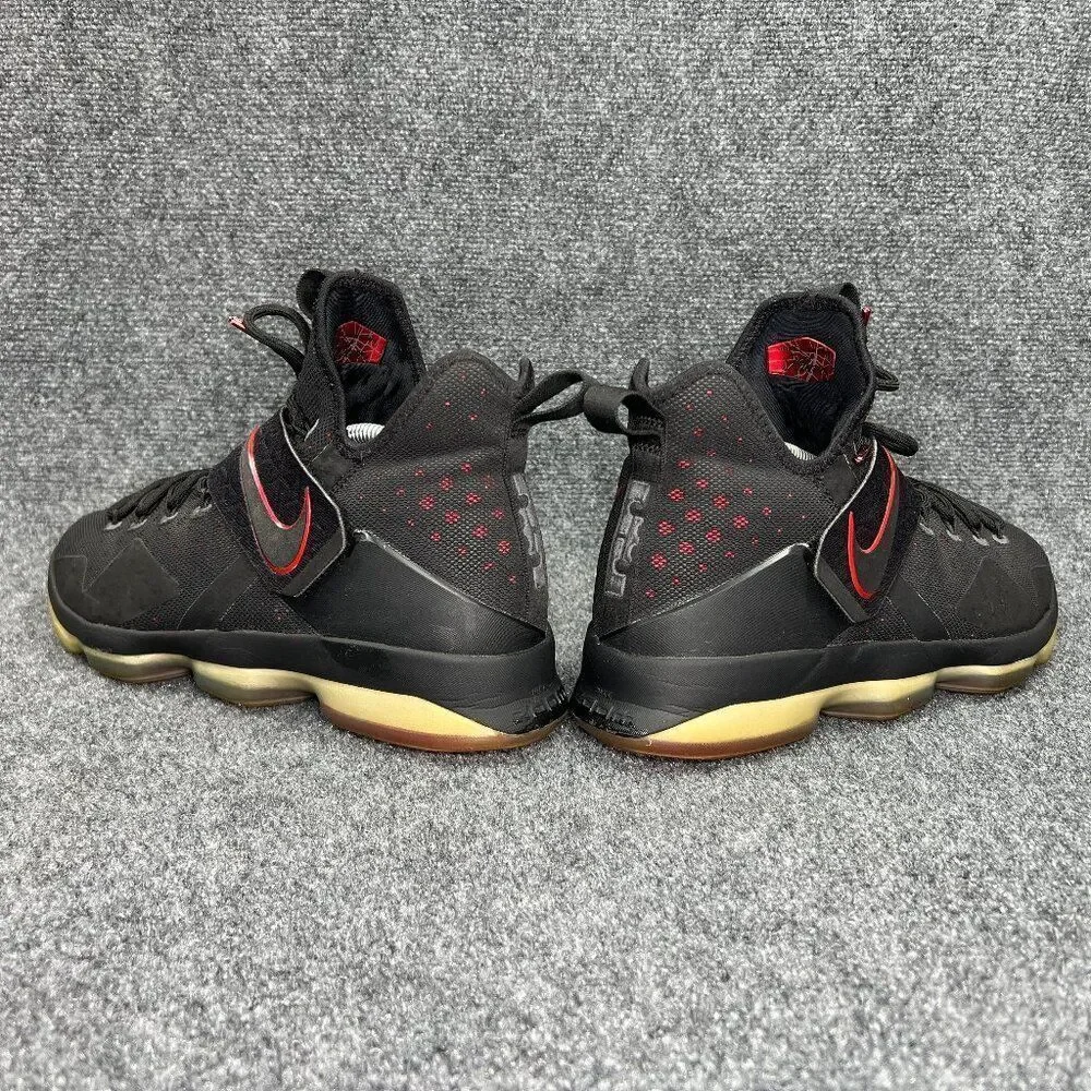 Nike Lebron 14 Bread Men's Size 12 Black Red‎ Basketball Shoes